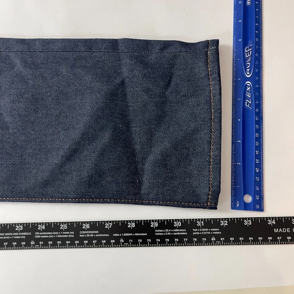Levis Jeans Mens 30x32 Blue 501 Original Button Fly Shrink to Fit Dark Wash